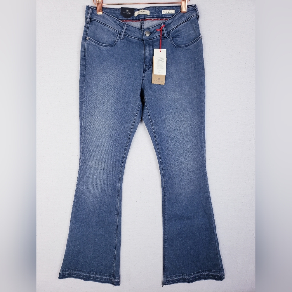 Scotch and Soda Lulu Skinny Flare Bootcut Jeans size 16 NWT Medium Wash